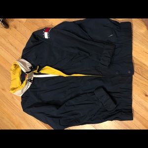 Vintage Tommy Hilfiger sleeve patch flag windbreak